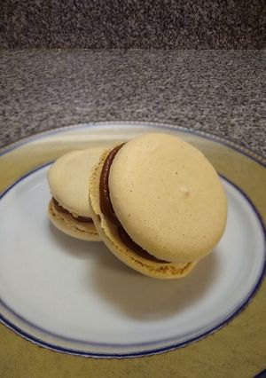 Una foto de Macarons de cajú