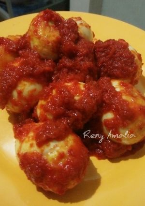 Foto resep Telor Balado Telur Sambal Balado Sederhana