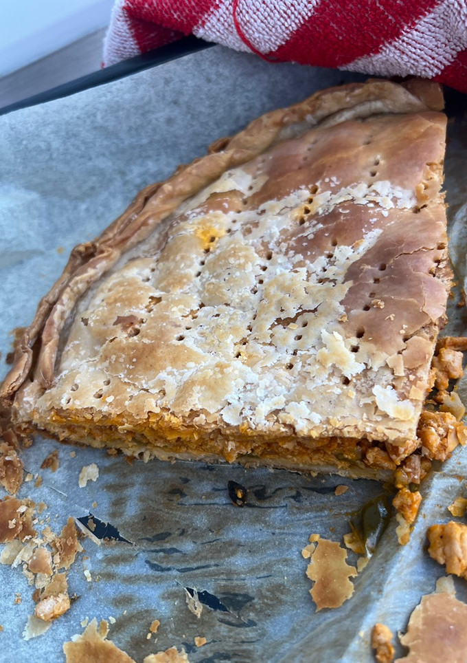 Una foto de Relleno para empanada y burrito