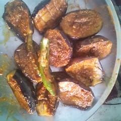 A picture of Baingan fry.