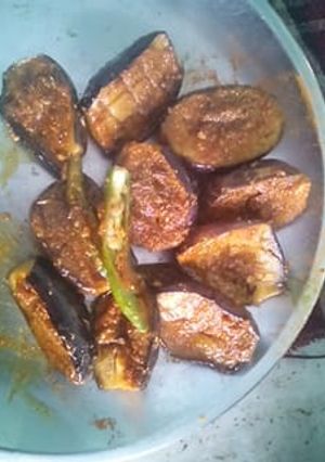 A picture of Baingan fry.