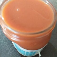 A picture of Home made date syrup.