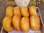 Gambar donat ubi kuning