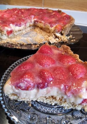 Una foto de Pye de fresas (o frutillas)