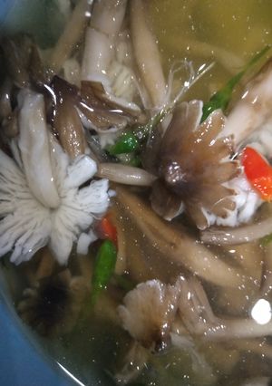 รูปของ เห็ดโคนต้มน้ำปลา