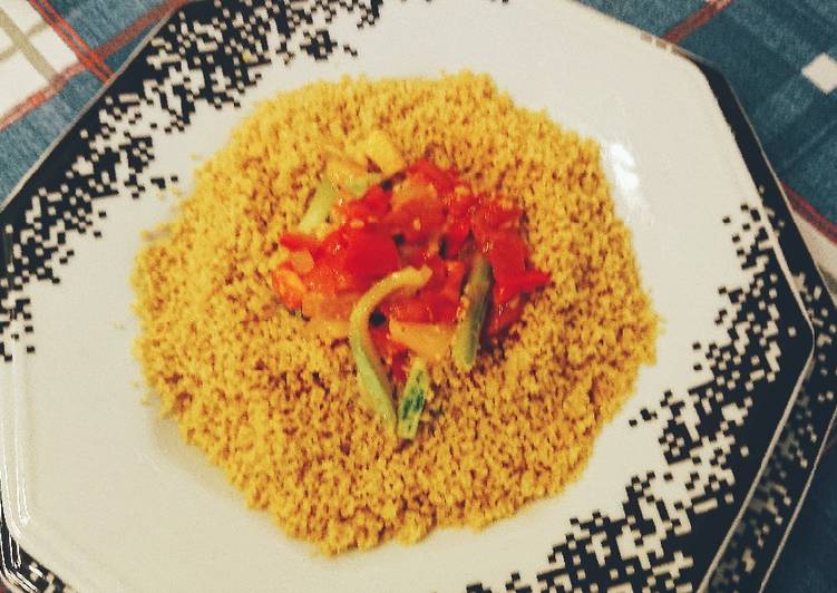 Cuscus com vegetais