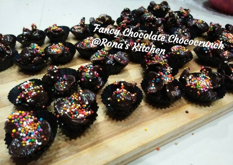 Langkah Mudah untuk Membuat Fancy Chocolate Chococrunch Anti Gagal