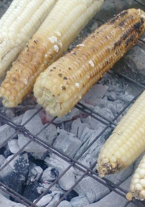 A picture of Mahindi Choma.