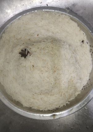 A picture of Boil The Rice For Biryani.