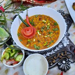 A picture of Fry Chana daal karahi.