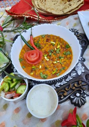 A picture of Fry Chana daal karahi.