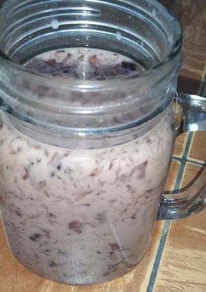 Foto resep Es Lumut Kurma Cokelat Simple 3 Bahan