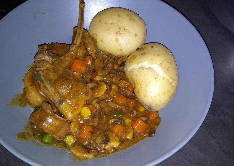 Recipe of Super Quick Homemade Lamb stew