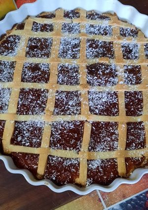 Una foto de Pasta Frola Dulce de Leche y Membrillo