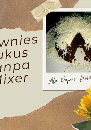 Foto resep Brownies Kukus Tanpa Mixer Anti Gagal