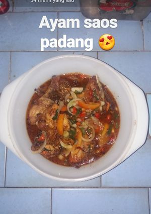 Foto resep Ayam saos padang