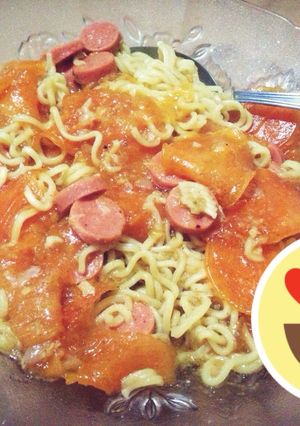 Foto resep Seblak Mie Sosis Simple