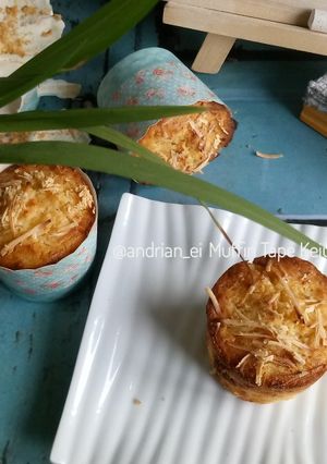 Foto resep Muffin Tape Keju (Tanpa Mixer)