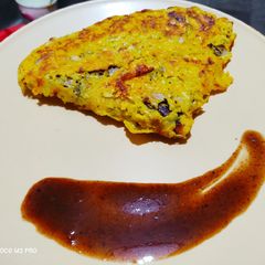 A picture of Bottle guard pan cake.