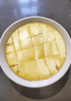 A picture of Steam Egg with Sesame Oil.