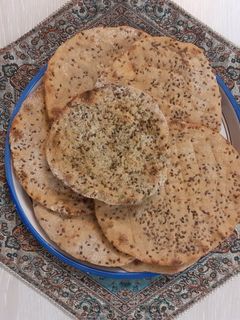 عکسی از دستور نان سبوس دار