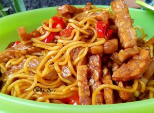 Foto resep 412. Oseng Tempe dan Mie Kering