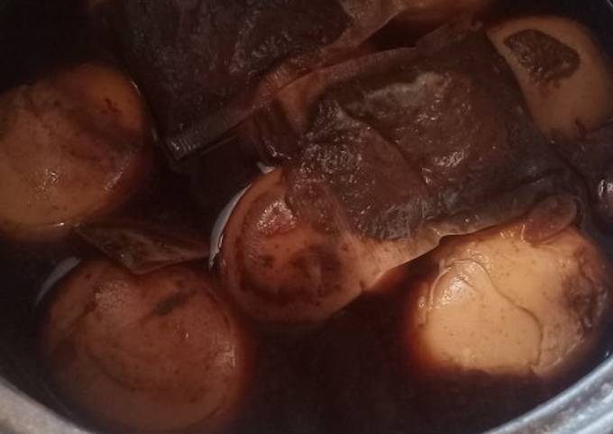 Standar Resep bikin Telor pindang DEBM hidangan Lebaran  istimewa