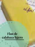 Flan de calabaza (sin ningún producto animal)