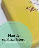 Flan de calabaza (sin ningún producto animal)