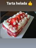 Tarta helada vegana en 15 minutos