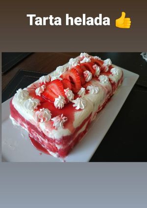 Una foto de Tarta helada vegana en 15 minutos