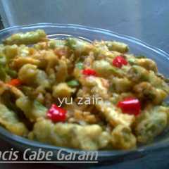 A picture of Buncis Cabe Garam.