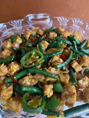 Cara Gampang Menyiapkan Resep Tumis tempe kacang panjang yang Lezat Anti Ribet, Lezat Sekali