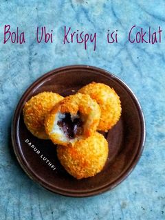 Foto resep Bola Ubi Krispi isi Coklat
