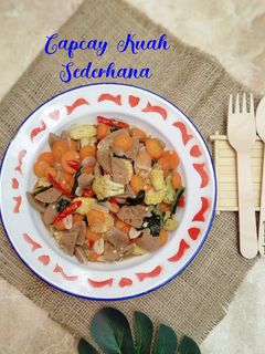 Foto resep 113. Capcay Kuah Sederhana