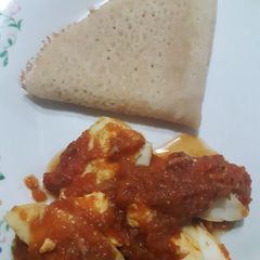 A picture of Egg masala curry#4 weeks challenge.