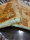 Serpenyős sonkás - sajtos tortilla