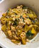 ฟักทองผัดไข่