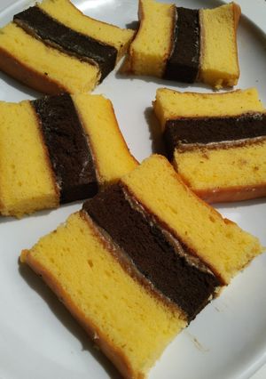 Foto resep Lapis surabaya loyang 3 sekat