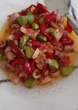 Foto resep Tumis cumi pete asyik