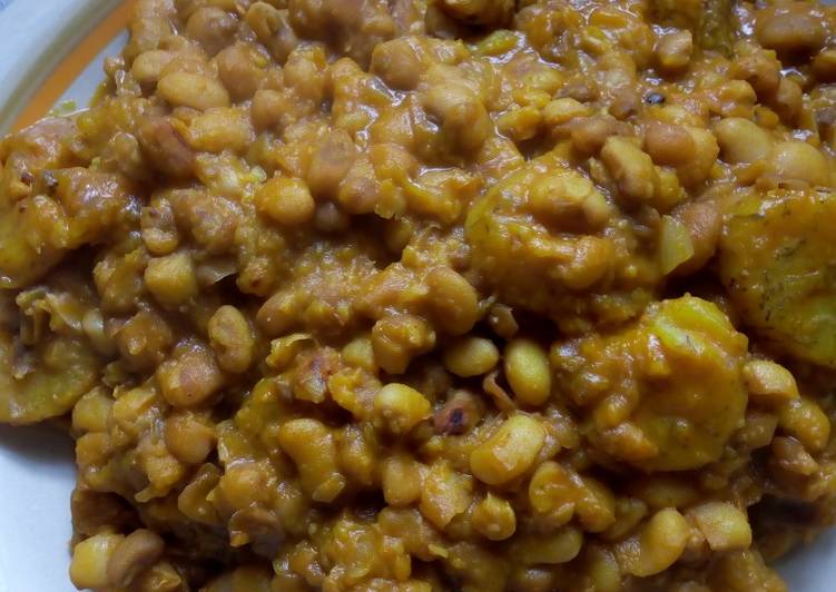 Recipe of Homemade Portage beans and ripe plantain