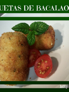 Una foto de Croquetas de bacalao