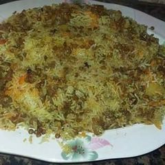 A picture of Keema masoor biryani #cookpadApp.
