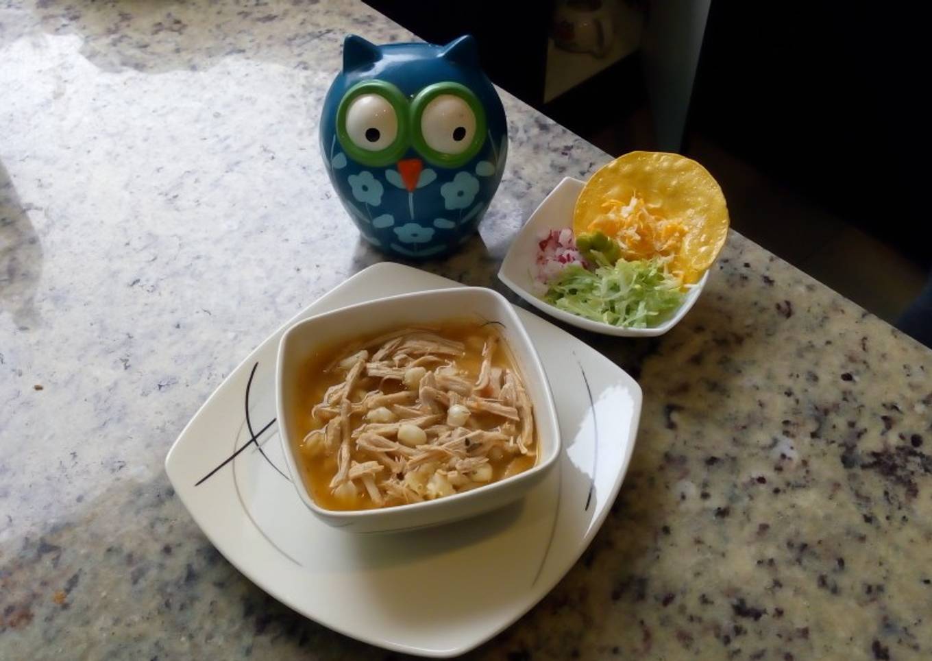 Pozole Jalisco con toque ecuatoriano