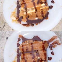 A picture of Peanut Butter and Waffer wedge.
