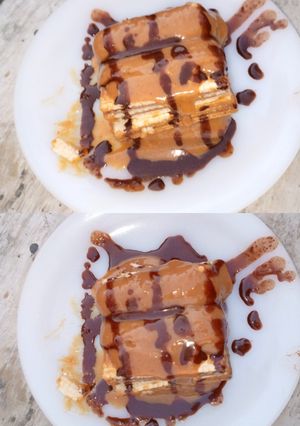 A picture of Peanut Butter and Waffer wedge.