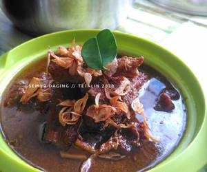 Resep Mudah Semur Daging Mantul Banget