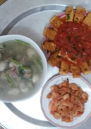 Hình của món Mâm cơm nhà em.