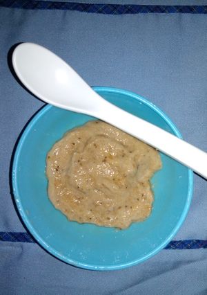 Foto resep MPASI 6M - Pure Pisang Kepok