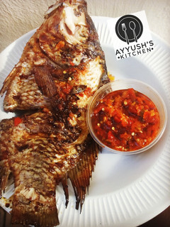 A picture of Grilled fish.